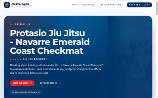 Protasio Jiu Jitsu - Checkmat Navarre website