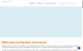 NavSav Insurance - Milledgeville website