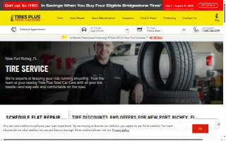 Tires Plus of New Port Richey website