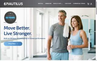 Nautilus Fitness NSB website
