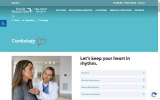Florida Medical Clinic Orlando Health - Cardiology / HeartCare website