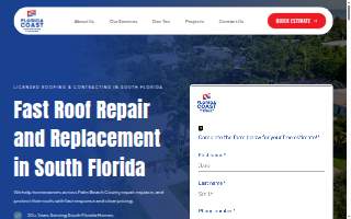 Florida Coast Contracting & Roofing website