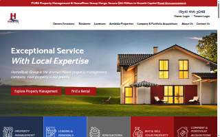HomeRiver Group Miami Property Management website