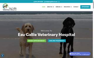 Eau Gallie Veterinary Hospital website