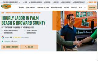 College Hunks Hauling Junk and Moving Palm Beach County website