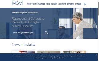 MGM Law P.A. website