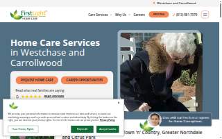 FirstLight Home Care of Westchase and Carrollwood website