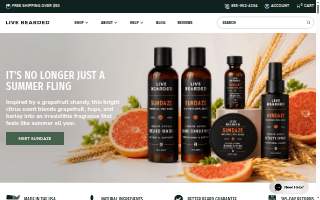 The Bearded Barber website
