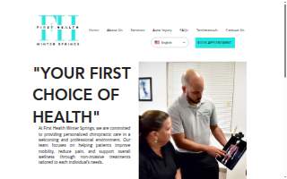 First health Winter Springs website