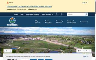 Thornton Home Repair website