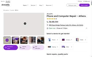uBreakiFix - Phone and Computer Repair website