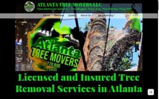 Atlanta Tree Movers website