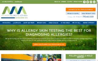 Atlanta Allergy & Asthma website