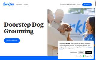 Barkbus Mobile Dog Grooming Atlanta website