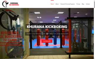 Khurana Kickboxing&Fitness website