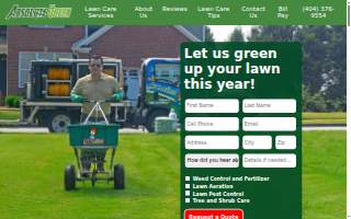 Absolute Green Landscaping website