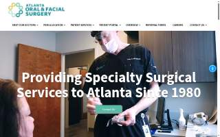 Atlanta Oral & Facial Surgery of Buford website