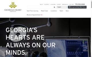 Georgia Heart Institute of Dahlonega website