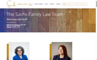 Sachs Family Law, PC website