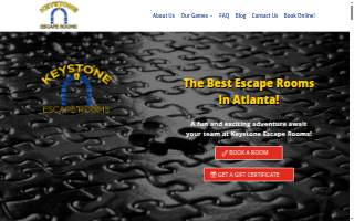 Keystone Escape Rooms website