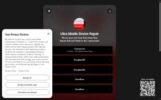 ultra mobile device repair website