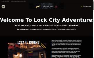 Lock City Adventures - Carrollton (Escape Rooms) website