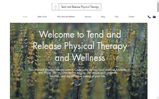 Tend and Release Physical Therapy | Wellness website