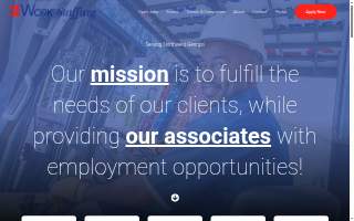 2Work Staffing website
