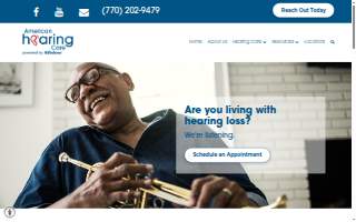 American Hearing Care, Powered By Beltone website
