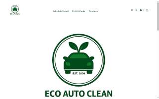 Eco Auto Clean website