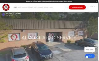 Almost Auto Service website