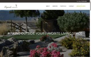 Legends Landscaping website