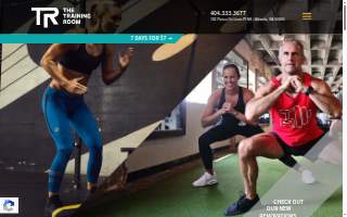 The Training Room ATL website