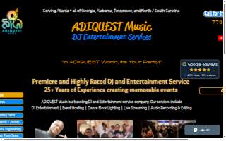 ADIQUEST Music, LLC Wedding & Event DJ Service | Atlanta website
