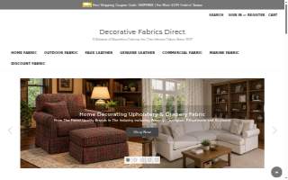 Decorative Fabrics Direct website