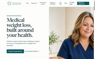 Resolve Medical Weight Loss website