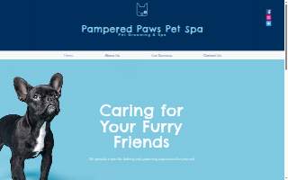 Pampered Pets website