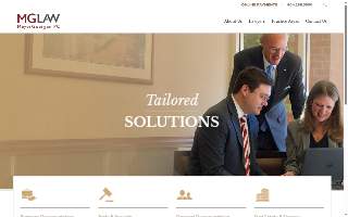 MG Law | Personal Injury Lawyers website