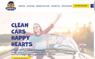 Charlee's Car Wash website