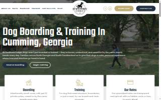 Ducktown Lodge & Dog Training website