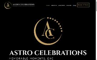 Astro Celebrations website