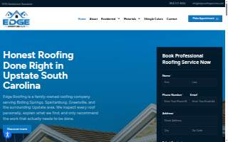 Edge Roofing, LLC website