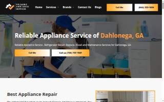 All Day Appliance Services website