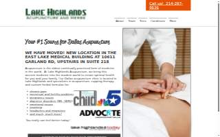 Lake Highlands Acupuncture website
