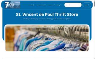 St. Vincent de Paul Thrift Store - Dallas website