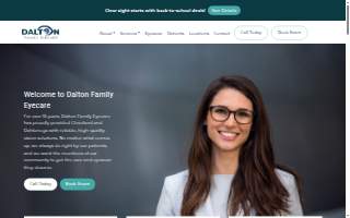 Dalton Eye Clinic website
