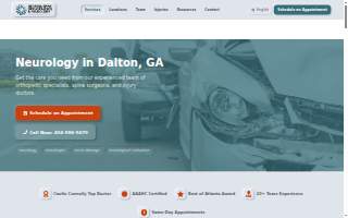 Georgia Spine Orthopaedics & Neurology website