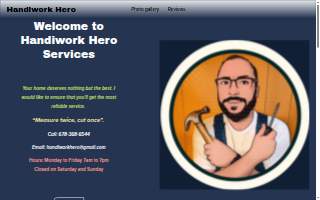 Handiwork Hero website