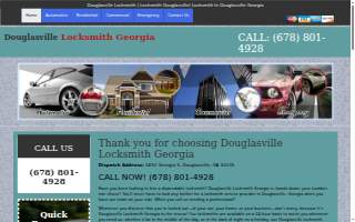 Middle GA Locksmith - Douglasville website