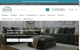 Douglasville Furniture & Mattress website